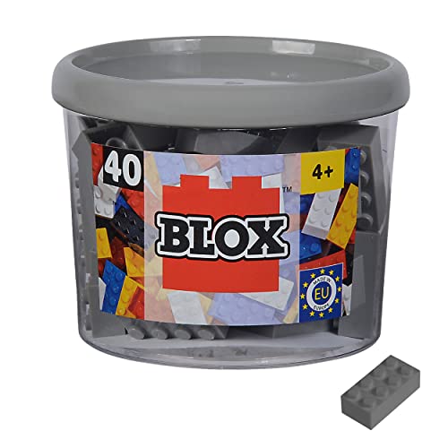 Simba Blox 104114539 – 40 Blocs de Construction Gris pour... - Jouets & Jeux Amazon France à 10.54€