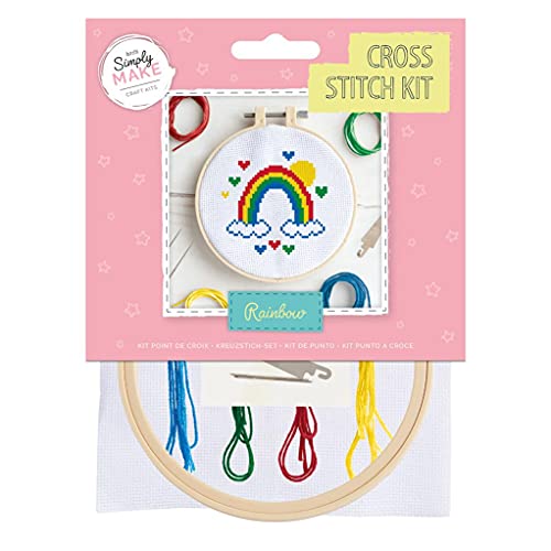 Simply Make Kit per punto croce, motivo arcobaleno, per... - Toys & Games Amazon Italy à 3.60€