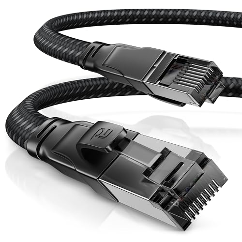 CSL - 2m CAT8.1 Netzwerkkabel Flach 40 Gbits... - High-Tech & Électronique en promo à 6.76€