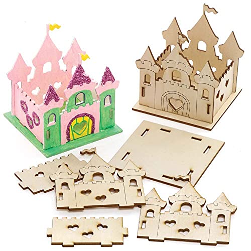 Baker Ross FE580 Kit de modèle en bois château - Paquet de... - Jouets & Jeux Amazon France à 7.95€