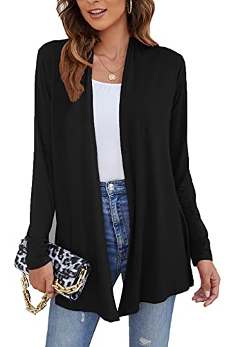Ladlop Cárdigans de manga larga y ligera para mujer, Negro... - Mode & Vêtements Amazon Espagne à 29.00€