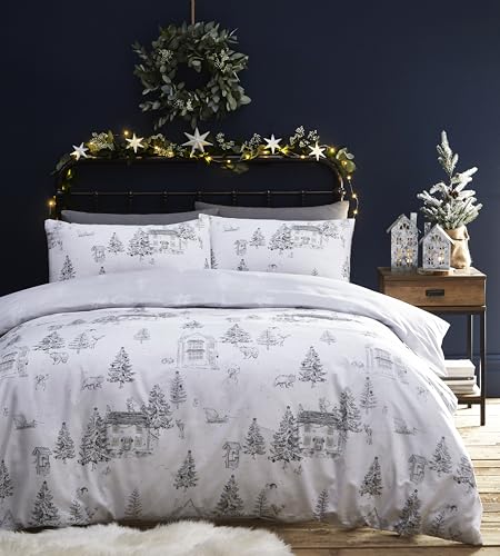 furn. Midwinter Toile Bettbezug-Set, Schnee, Double - Maison & Cuisine Amazon Allemagne à 20.23€