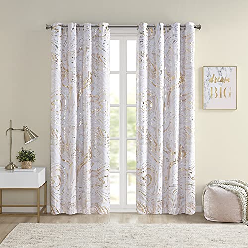Intelligent Design Rebecca Total Blackout Curtains Metallic... - Maison & Cuisine Amazon Italie à 9.58€