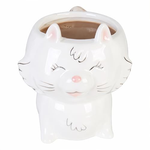 Premier Housewares Elegant Design White Cat Mug | Versatile... - Maison & Cuisine Amazon Royaume-Uni à 7.90€