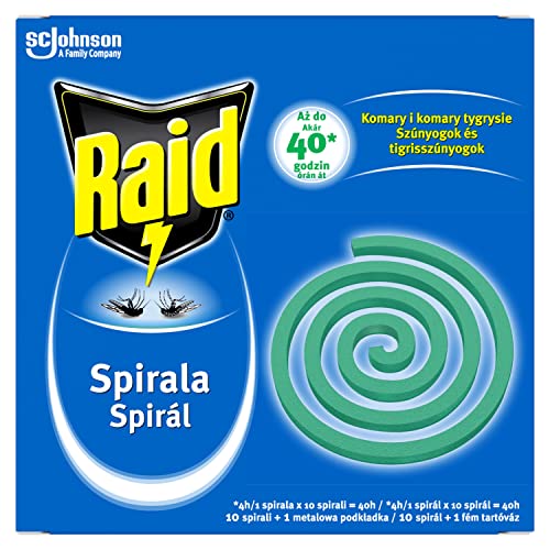 Raid 10 unidades contra mosquitos espirales para insectos - Amazon Spain à 8.99€