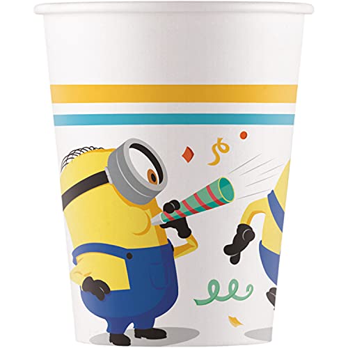 Folat 93512P Bicchieri Carta FSC Minions 200ml - 8 pezzi - Auto & Moto Amazon Italie à 5.14€