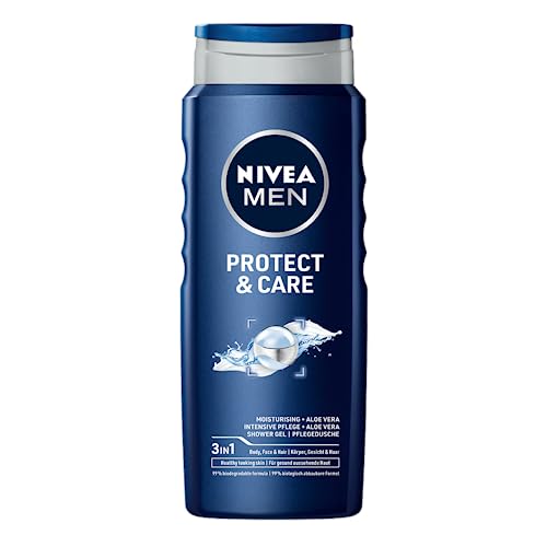 NIVEA Protect&Care Gel de ducha para hombre con aloe vera... - Auto & Moto en promo à 4.90€