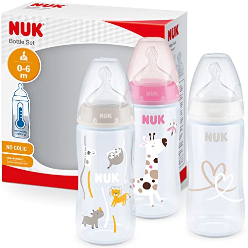 Nuk First Choice+ Lot de 3 biberons pour bébé de 0 à 6... - Bébé & Puériculture en promo à 13.99€