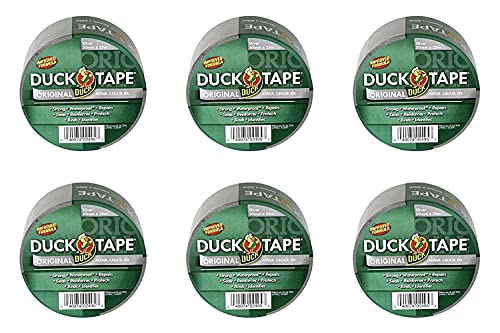 Duck Tape Original Silver, 50 mm x 25 m, Pack of 6 - Home & Kitchen Amazon UK à 11.99€