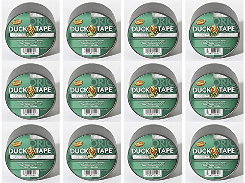 Duck Tape Original Silver 50mm x 5m, Pack of 12 - Maison & Cuisine Amazon Royaume-Uni à 10.98€