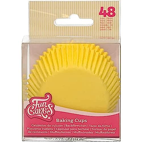FunCakes Baking Cups Gelb: Perfekt für alle Cupcakes... - Maison & Cuisine en promo à 2.50€