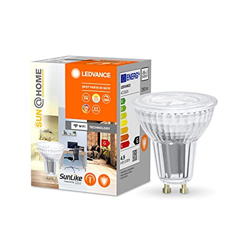 LEDVANCE SUN@HOME lampe LED GU10 avec 4,9W remplace 40 W... - Maison & Cuisine Amazon France à 10.90€