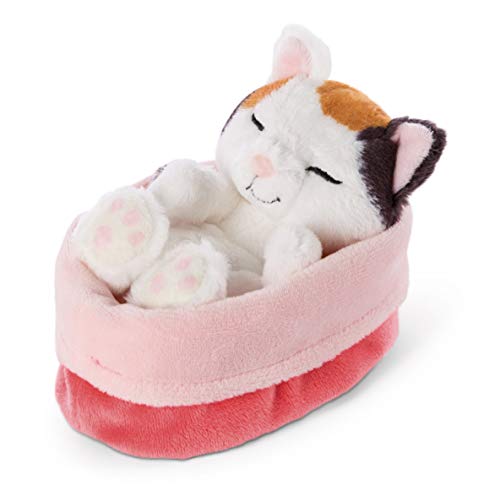 NICI Peluche Sleeping Kitties Chat 12 cm, crème, dans Un... - Jouets & Jeux Amazon France à 10.10€