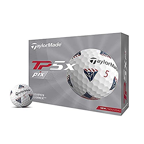 TaylorMade Tp5x Pix USA Dz Balle de Golf Unisexe, Blanc - Sports & Fitness Amazon France à 69.86€