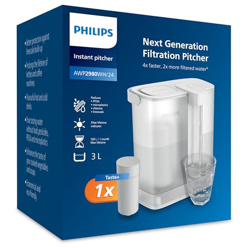 Philips Instant Water Filter Pitcher (3L) – Clean &... - Auto & Moto Amazon Royaume-Uni à 33.99€