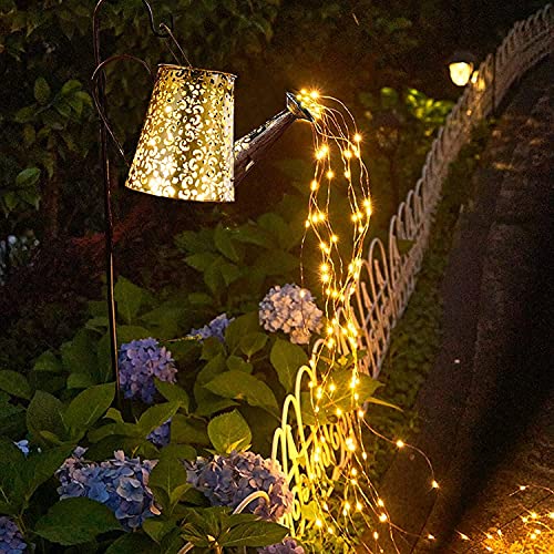Solar Watering Can Garden Decorations Outdoor Waterproof... - Jardin & Extérieur Amazon Royaume-Uni à 17.84€