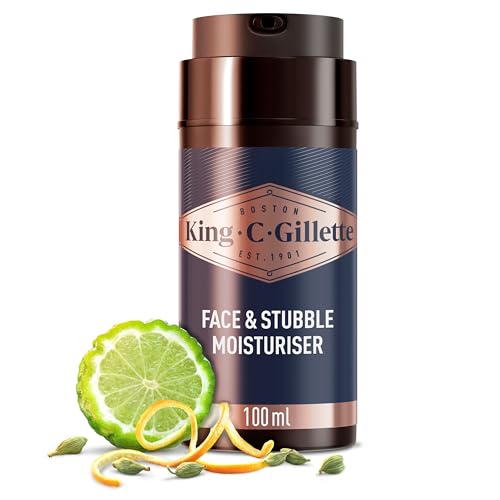 King C. Gillette Men’s Face & Stubble Moisturiser, 100ml... - Sports & Fitness Amazon Royaume-Uni à 4.99€