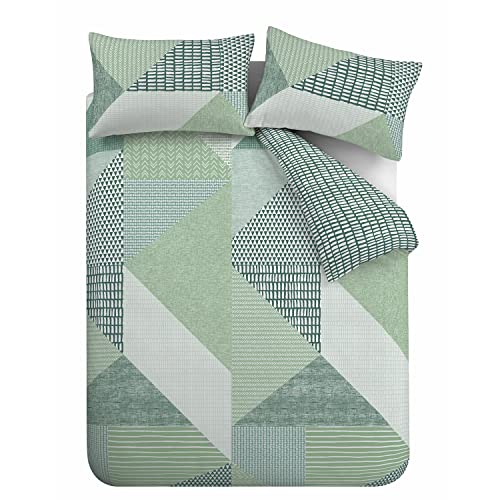 Catherine Lansfield, Verde, set copripiumino king size - Animalerie Amazon Italie à 29.80€