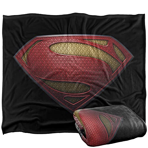SUPERMAN, MAN OF STEEL LOGO Silky Touch Super Soft Throw... - Maison & Cuisine Amazon Italie à 11.00€