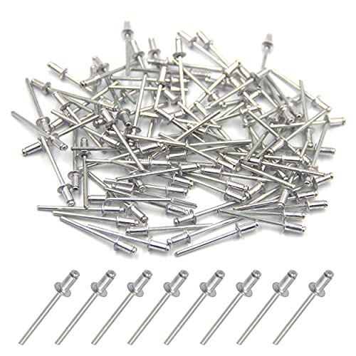 BESTYCHAO 100 Stück 3.2 x 6mm Aluminium-Blindnieten... - Bricolage & Outils Amazon Allemagne à 1.80€
