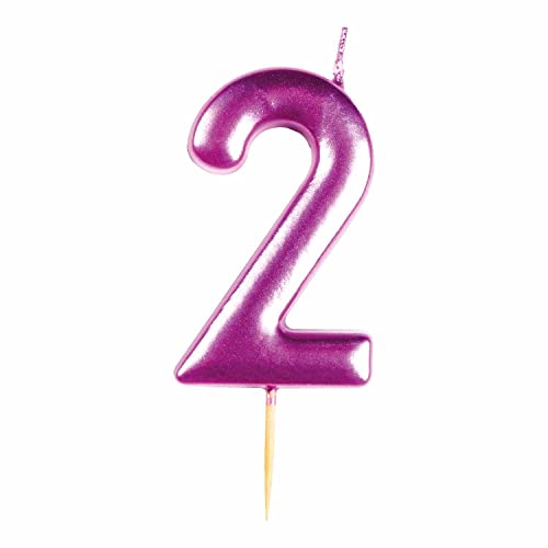 amscan 9911835 Met Pink Numerical Candle 2 - Vente Flash Amazon -61%