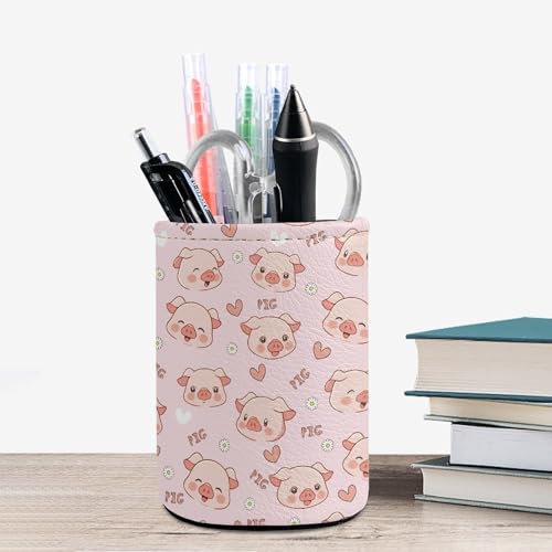 BIGCARJOB Cute Pink Pig Pen Cup for Ladies Girls Gifts,PU... - Maison & Cuisine Amazon Royaume-Uni à 1.10€
