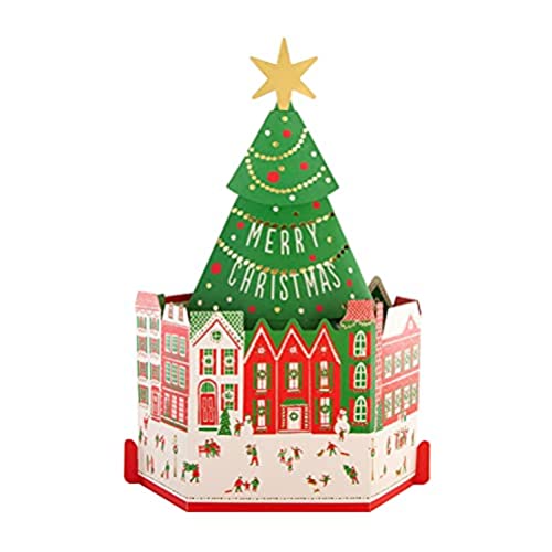 Hallmark Christmas Card, Christmas Tree, Town Square... - Auto & Motorcycle Amazon UK à 5.85€