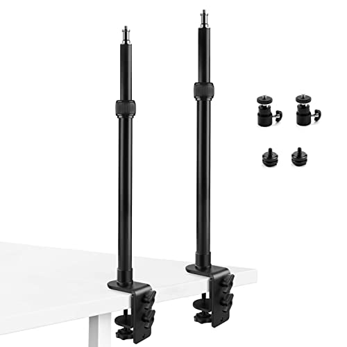 Obeamiu Paquete de 2 soportes de luz de montaje en C Clamp... - High-Tech & Électronique Amazon Espagne à 18.71€