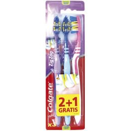 Cepillo de dientes Colgate zigzag, Triple Pack - Beauty & Fragrances Amazon Spain à 3.59€