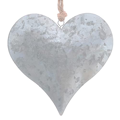 EIN Metall Hänger. Herz aus Zinkblech. Zink Herzhänger.... - Loisirs Créatifs Amazon Allemagne à 2.49€