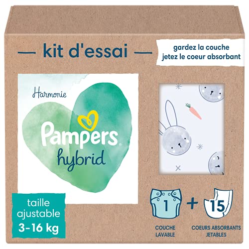 Pampers - Harmony Hybrid Trial Pack 1 pannolino lavabile +... - Maison & Cuisine Amazon Italie à 15.92€