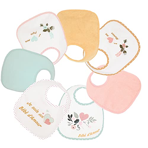 Trois Kilos Sept Love Lätzchen, Rosa, Einheitsgröße für... - Baby & Nursery Amazon Germany à 15.69€