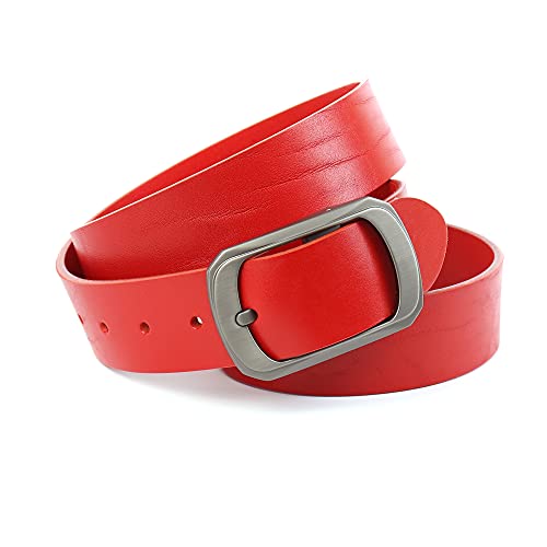 Anthoni Crown Ro1j160-90 Ceinture Cuir, Rouge, 90 cm Mixte en promo à 24,70€ (-57%) sur Amazon FR