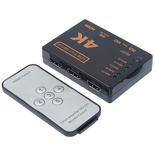 APM 590463 - Switch HDMI - Multiprise HDMI - 5 Entrées et 1... en promo à 14,46€ (-42%) sur Amazon FR