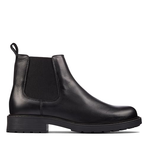 Clarks Botas de cuero Orinoco 2 Lane en charol negro... - Mode & Vêtements en promo à 54.58€