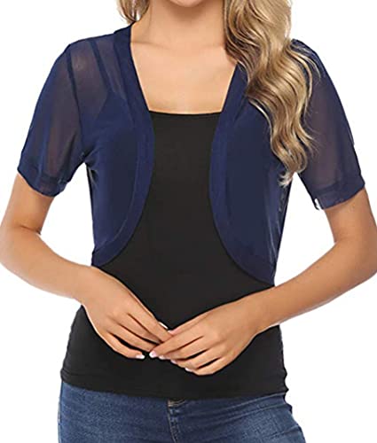 ORANDESIGNE Cardigan Donna Corto Coprispalle in Tulle... - Auto & Moto Amazon Italie à 4.99€