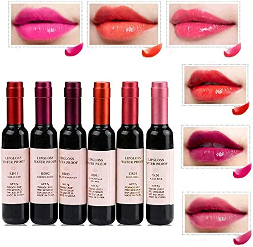 Wine Liquid Lipstick,Lady Long Lasting Make Up Gloss Matte... - Beauté & Parfums Amazon Royaume-Uni à 1.73€