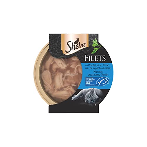 Les Domes DE SHEBA 1 x 60g Les Filets Au Poulet et Thon MSC en promo à 1,55€ (-83%) sur Amazon FR