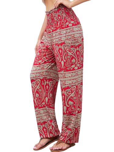 QIANXIZHAN Harem Pantaloni Leggeri Donna Palazzo Vita Alta... - Maison & Cuisine Amazon Italie à 11.52€