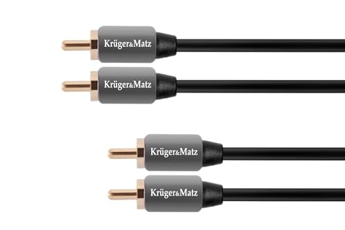 Krüger&Matz 2 RCA- 2RCA 1,0 m - High-Tech & Électronique Amazon Allemagne à 6.37€
