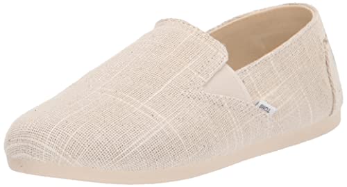 TOMS Mocasines Redondos para Mujer, Metálico Natural, 37.5... - Bon plan à 42.38€