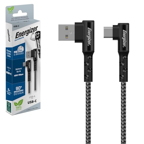 Energizer CAVO USB-C 90 2M BLACK - Tech & Electronics Amazon Italy à 11.46€