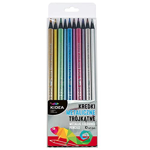 KIDEA METALLICHkreide DREIGAL 10 FARBEN - Fournitures Bureau Amazon Allemagne à 2.41€