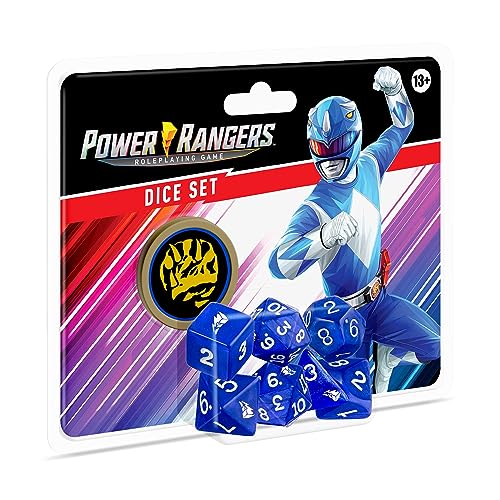 Renegade Game Studios Power Rangers RPG Dice Set Blue - Toys & Games Amazon UK à 4.11€
