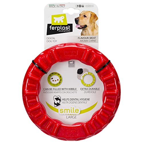 Ferplast Juguete Perro, Anillo Dispensador Comida Perros... - Sports & Fitness en promo à 10.54€