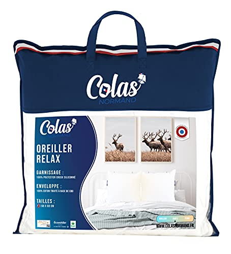 COLAS NORMAND – Kopfkissen Relax – weich – 60 x 60 cm –... - Maison & Cuisine Amazon Allemagne à 20.12€