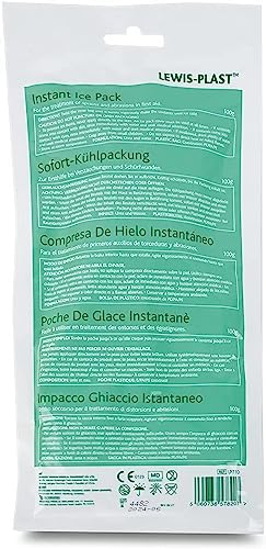 Lewis Plast Premium Instant Ice Pack – Einweg-Kältetherapie... - Amazon Germany à 1.33€