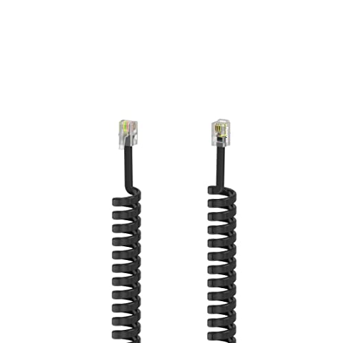 Hama - Cable telefónico en espiral de 1,5 m (cable 4p4c... - High-Tech & Électronique en promo à 5.89€