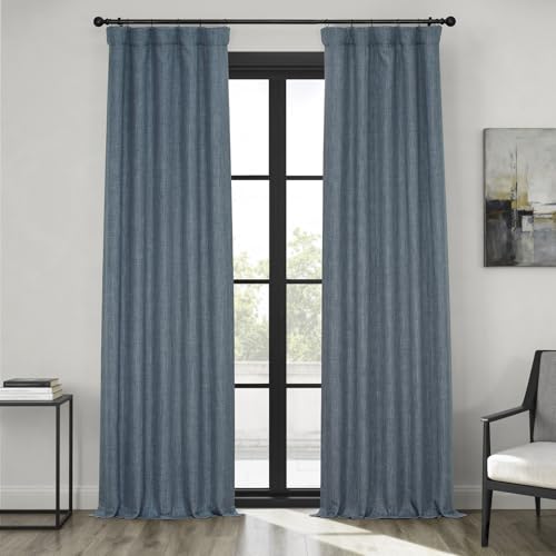 HPD Half Price Drapes Rideaux occultants texturés en Lin... - Nouvelle promo Amazon à 38.95€
