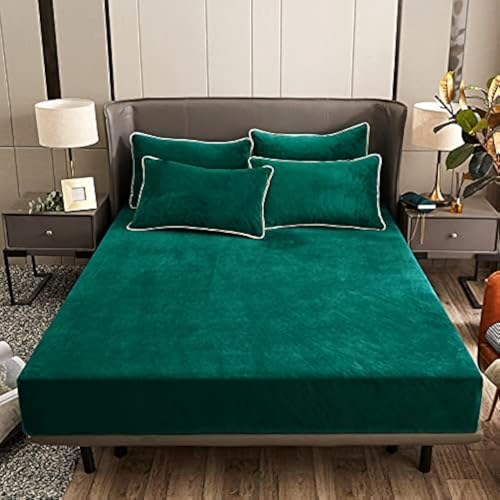Damier Drap-housse en peluche 90x200x30cm Vert foncé... - Toys & Games Amazon France à 13.90€